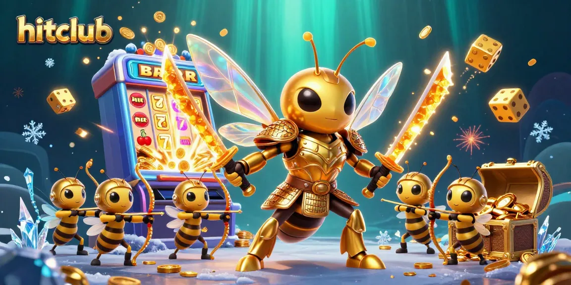 hitclub engages players with a vibrant 3D casino scene filled with dynamic game elements and winning opportunities.