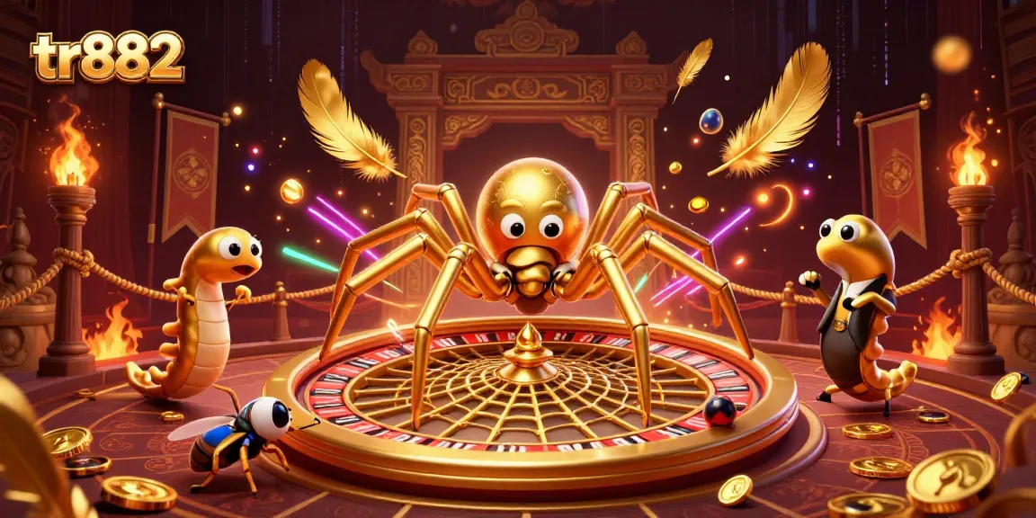 Experience thrilling gameplay at tr882 with unique betting scenarios in this vibrant 3D casino scene.